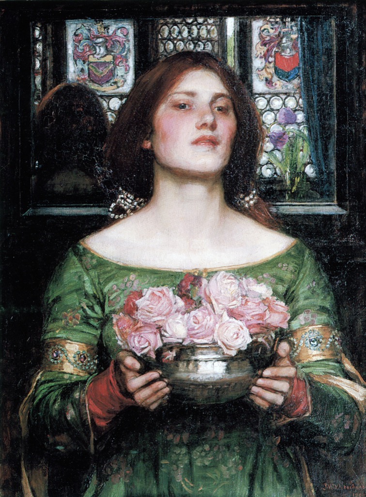Gather Ye Rosebuds While Ye May (1908) by John William Waterhouse